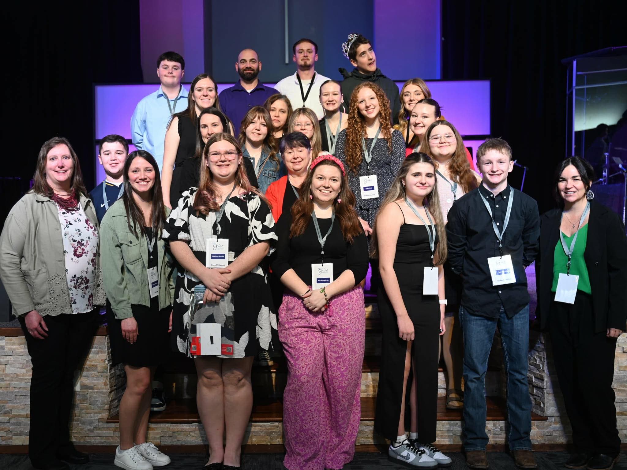 Image of students participating in Night to Shine