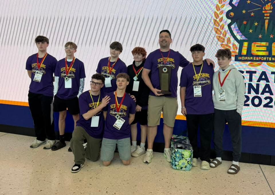 SHS Fortnite Team Holding State Runner Up Trophy